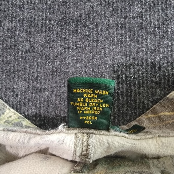 Cabelas Outdoor Gear Cargo Pants 40 Regular Brush Camo Hunting Cotton Blend - Picture 8 of 12